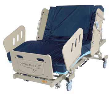 burkebariatric triflex II  bariatric bed Los Angeles CA Santa Anaa Mesa Long Beach
 heavy duty large extra wide electric power adjustable medical mattress 3-motor high low fully electric reverse trendellenburg 