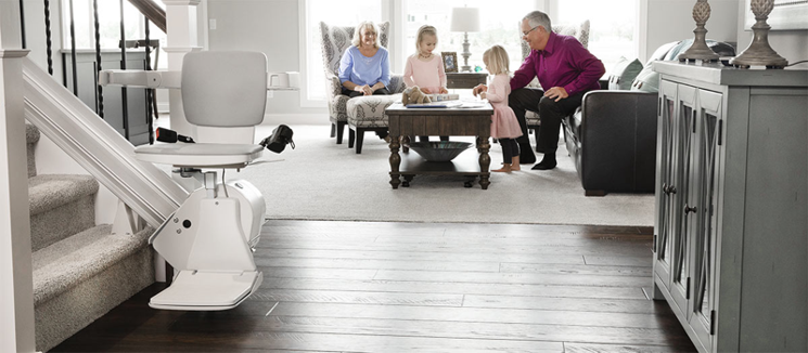 Bruno Elan straight indoor stair lift